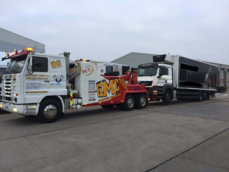 Refridgerated truck recovery