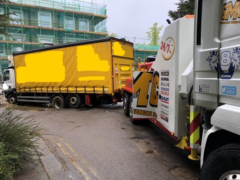 Commercial vehicle recovery