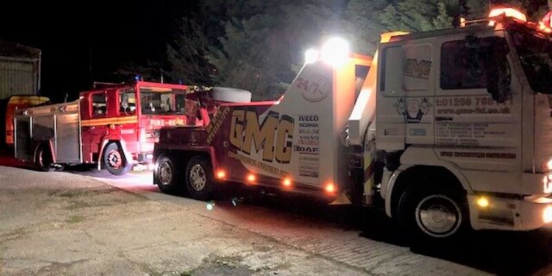 Fire engine recovery
