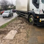 Winching Stuck Vehicle