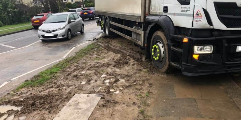 Winching Stuck Vehicle